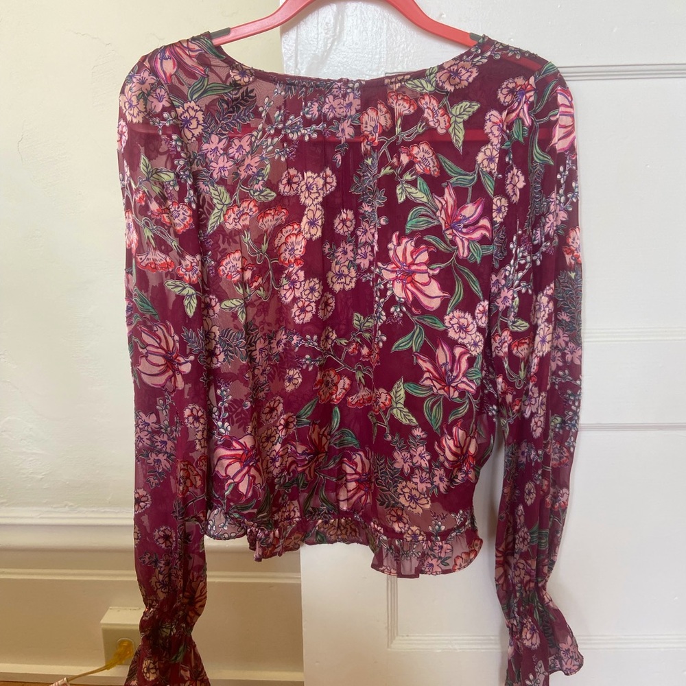 For love & lemons long sleeve floral blouse